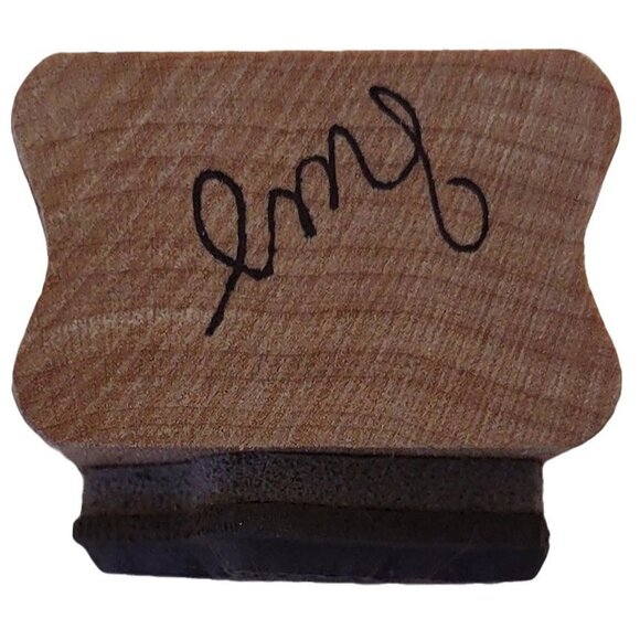 Vintage Stampendous Conch Shell Rubber Stamp Wood-Mounted 1994 - Picture 6 of 6